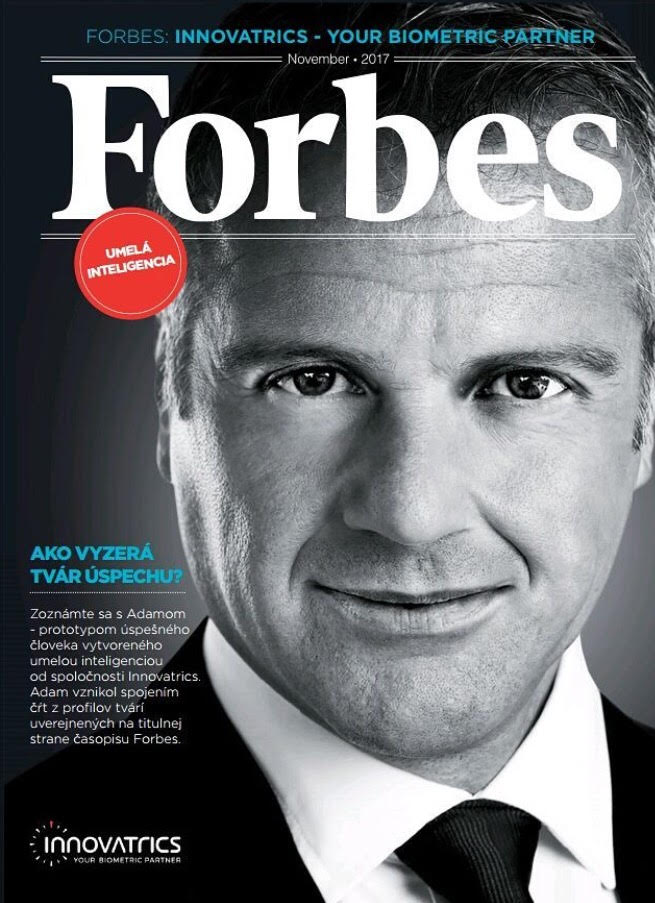Titulna strana Forbes - Innovatrics