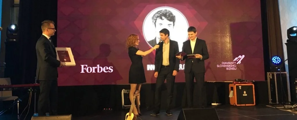 Innovatrics prevzatie ceny Inovativna firma roka